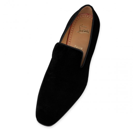 Christian Louboutin Dandelion Velvet Loafers Black Men