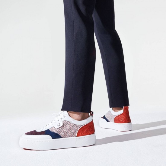 Christian Louboutin Happyrui Calf Low Top Sneakers Multi Men