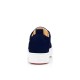 Christian Louboutin Happyrui Veau Velours Low Top Sneakers Blue Men