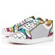 Christian Louboutin Louis Junior Orlato Creative Leather Low Top Sneakers Multi Men