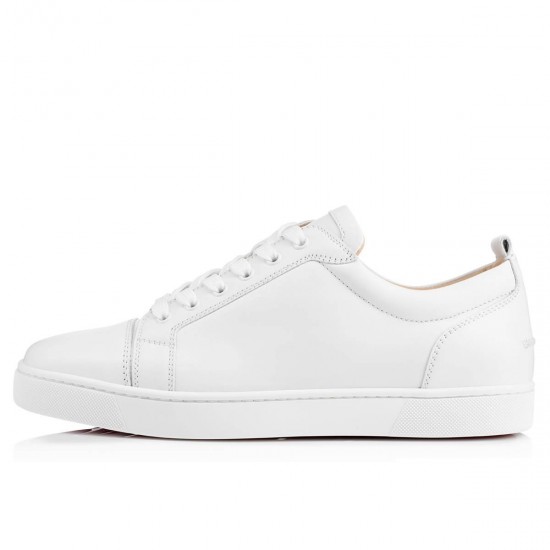 Christian Louboutin Louis Junior Calf Low Top Sneakers White Men