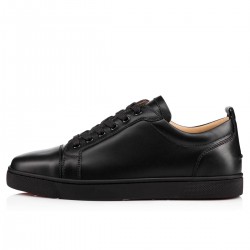 Christian Louboutin Louis Junior Calf Low Top Sneakers Black Men