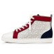 Christian Louboutin Louis Orlato Patent Leather High Top Sneakers Multicolor Men