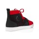 Christian Louboutin Louis Orlato VS Mesh High Top Sneakers Black/Pink Men