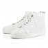 Christian Louboutin Louis Spikes Leather High Top Sneakers White/White Men