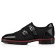 Christian Louboutin Mortisky Rafia Dress Shoes Black Men