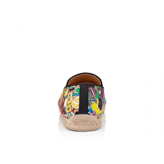 Christian Louboutin Nanou Orlato Cotton Espadrilles Multi Men