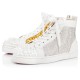 Christian Louboutin No Limit 018 Calf High Top Sneakers White Men