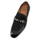 Christian Louboutin Panamax Rafia Loafers Black Men