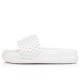 Christian Louboutin Pool Fun Leather Slides Bianco Men