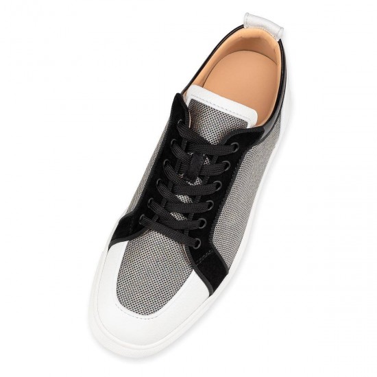 Christian Louboutin Rantulow Orlato Calf Graine Low Top Sneakers White/Black Men