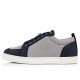 Christian Louboutin Rantulow Orlato Mini Denim Low Top Sneakers Navy Men