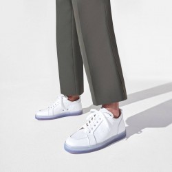 Christian Louboutin Rantulow Orlato Leather Low Top Sneakers White Men