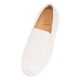 Christian Louboutin Roller Boat Leather Loafers White/White Men