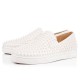 Christian Louboutin Roller Boat Leather Loafers White/White Men