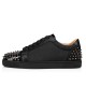 Christian Louboutin Seavaste 2 Creative Leather Low Top Sneakers Black/Silver Men