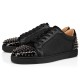 Christian Louboutin Seavaste 2 Creative Leather Low Top Sneakers Black/Silver Men