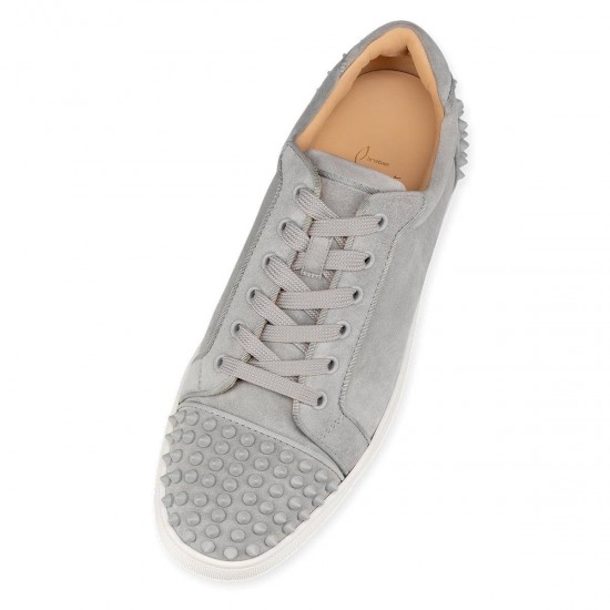 Christian Louboutin Seavaste 2 Orlato Suede Low Top Sneakers Grey Men