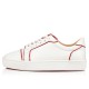 Christian Louboutin Seavastissimo Leather Low Top Sneakers Bianco/Loubi Men