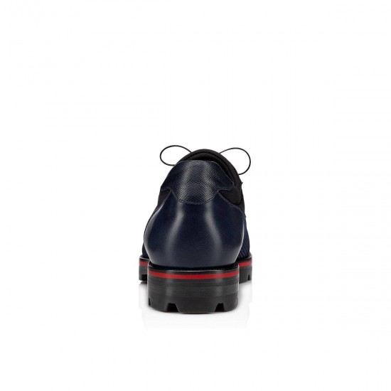 Christian Louboutin Simon Creative Leather Derby Shoes Multi Men