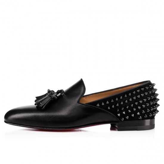 Christian Louboutin Tassilo Leather Loafers Black Men