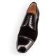 Christian Louboutin Top Daviol Suede Derby Shoes Black/Black Men