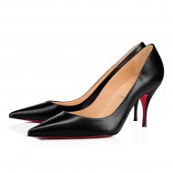 Christian Louboutin Clare 80mm Nappa Leather Pumps Black Women