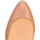 Christian Louboutin Eloise 85mm Leather Pumps Nude Women