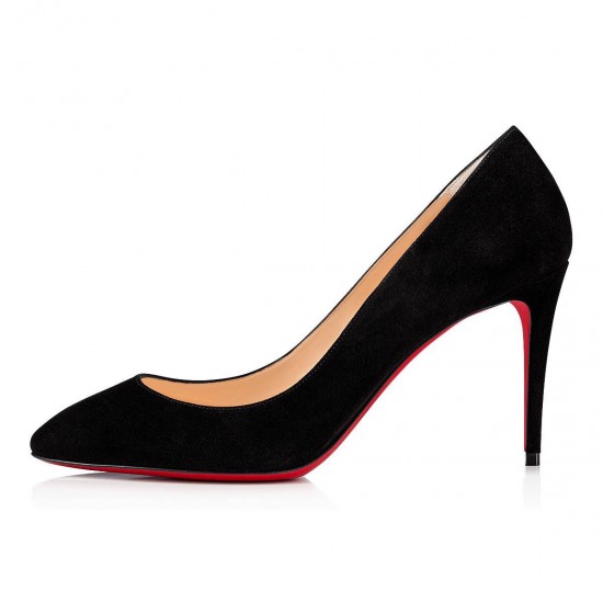 Christian Louboutin Eloise 85mm Suede Pumps Black Women