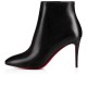 Christian Louboutin Eloise Booty 85mm Leather Ankle Boots Black Women