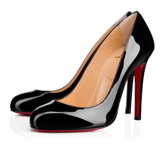 Christian Louboutin Fifille 100mm Patent Leather Pumps Black Women