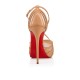 Christian Louboutin Filamenta 120mm Leather Sandals Version Nude Women