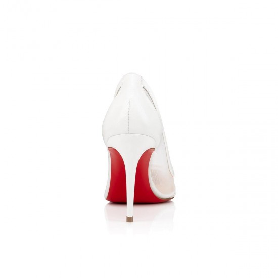 Christian Louboutin Galativi 85mm Classic Fabric Pumps White Women