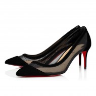 Christian Louboutin Galativi 70mm Suede Pumps Black Women