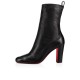 Christian Louboutin Gena 85mm Nappa Stretch Booties Black Women