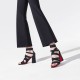 Christian Louboutin Gladiapop 85mm Elastic Gladiator Sandals Black Women