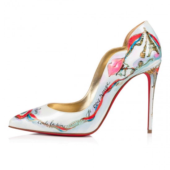 Christian Louboutin Hot Chick 100mm Patent Pumps Multicolor Women