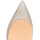 Christian Louboutin Hot Chick 100mm Glitter Glitter Heels Ivory Women