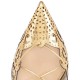 Christian Louboutin Impera 100mm Specchio Strappy Heels Gold Women