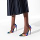 Christian Louboutin Iriza 100mm Crepe Satin Pumps Multi Women