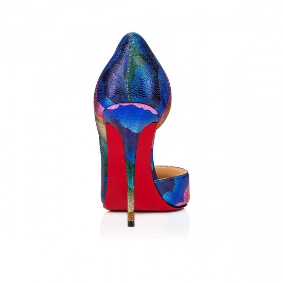 Christian Louboutin Iriza 100mm Crepe Satin Pumps Multi Women