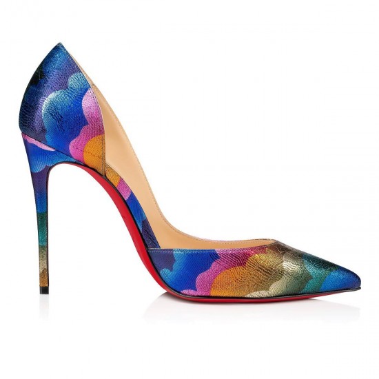 Christian Louboutin Iriza 100mm Crepe Satin Pumps Multi Women