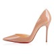 Christian Louboutin Iriza 100mm Patent Leather Pumps Nude Women