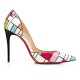 Christian Louboutin Iriza 100 mm Patent Leather Pumps Multi Women