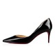 Christian Louboutin Iriza 70mm Patent Leather Pumps Black Women