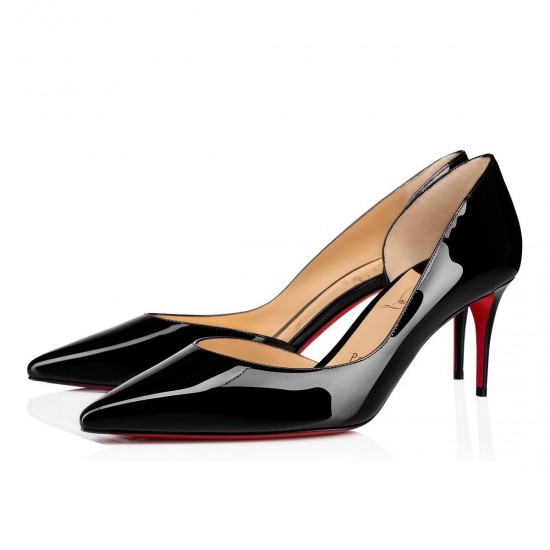 Christian Louboutin Iriza 70mm Patent Leather Pumps Black Women