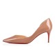 Christian Louboutin Iriza 70mm Patent Leather Pumps Nude Women