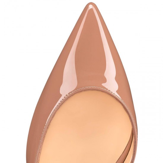 Christian Louboutin Iriza 70mm Patent Leather Pumps Nude Women