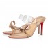 Christian Louboutin Just Nodo 85mm Patent Mules Nude 1 Women