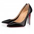 Christian Louboutin Kate 100mm Nappa Leather Pumps Black Women